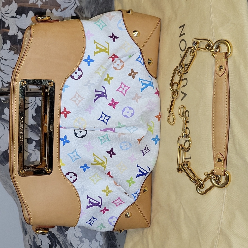 Louis Vuitton Judy MM multicolor with box and dustbag - Picture 3 of 17